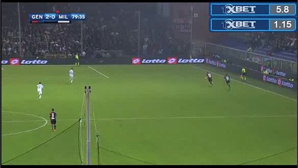 Juraj Kucka Own Goal HD - Genoa 2-0 AC Milan 25.10.2016