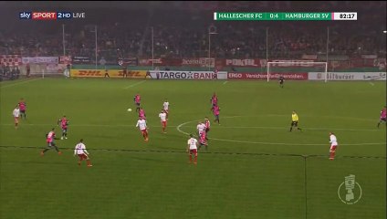 Hallescher 0-4 Hamburger SV 25.10.2016