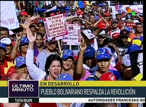 Rechazan venezolanos planes desestabilizadores del parlamento