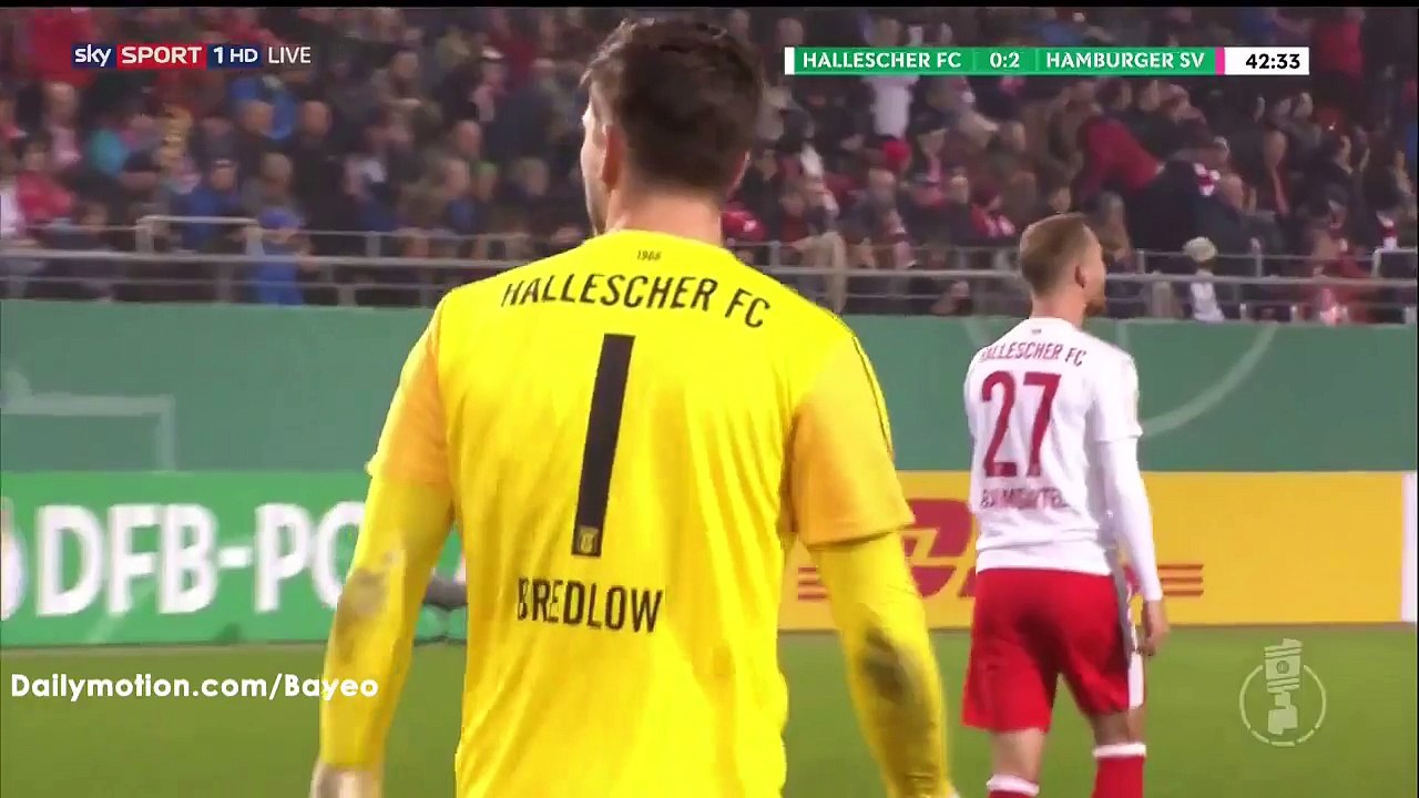 All Goals HD - Hallescher 0-4 Hamburger SV - 25-10-2016