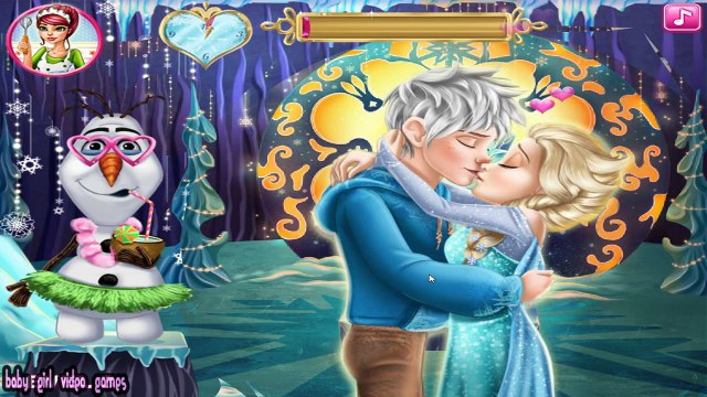 Elsa And Jack Frost Kissing Game - Disney Frozen Kissing Games