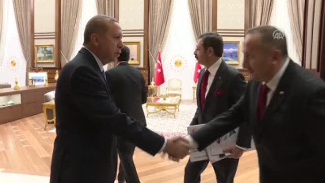 Cumhurbaşkanı Erdoğan, Bakan Tüfenkci ve Beraberindeki TOBB Heyetini Kabul Etti