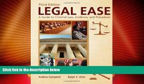Big Deals  Legal Ease: A Guide to Criminal Law, Evidence, and Procedure  Best Seller Books Best