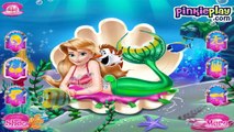 Disney Princess Anna Mermaid Princess Cartoons Dress up Games for Kids