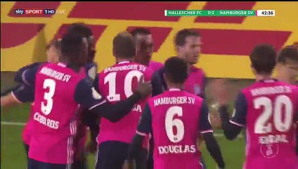 Halleschert0-4tHamburger SV - Highlights - 25.10.2016
