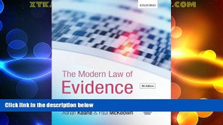Big Deals  The Modern Law of Evidence  Full Ebooks Most Wanted