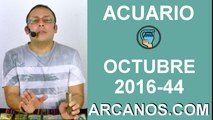 ACUARIO HOROSCOPO SEMANAL 23 al 29 de OCTUBRE 2016-Amor Solteros Parejas Dinero Trabajo-ARCANOS.COM