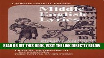 [FREE] EBOOK Middle English Lyrics (Norton Critical Editions) ONLINE COLLECTION