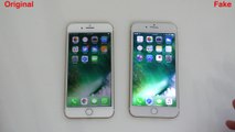 Fake VS Real iPHONE 7 PLus - 1:1 Clone! Buyers Beware!