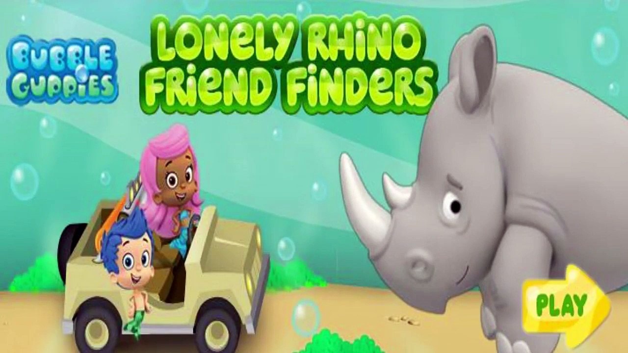 Lonely Rhino Friend Finder - Bubble Guppies Games