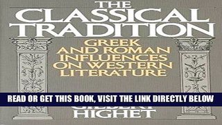 [FREE] EBOOK The Classical Tradition: Greek and Roman Influences on Western Literature BEST