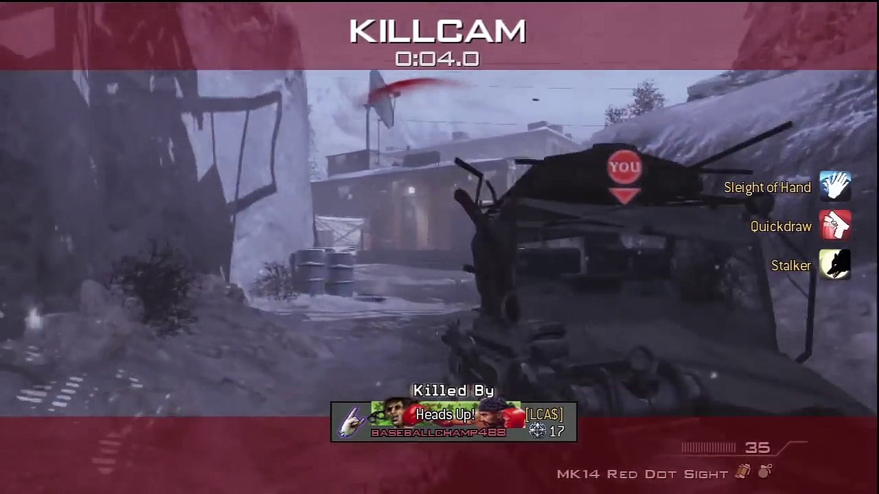 MW3 // arrojadizo asesino // Amazing throwing knife kill