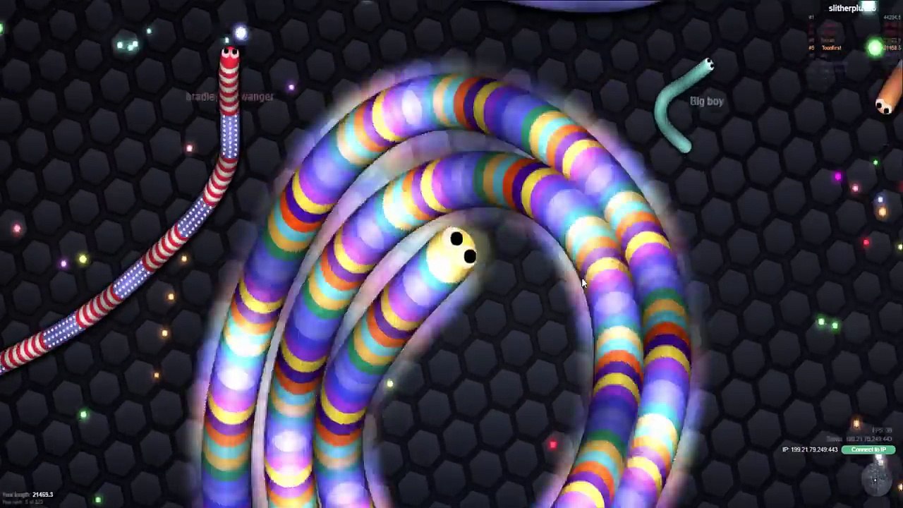 Slither.io - The Highest Risky Plays 2  Slitherio Epic Moments