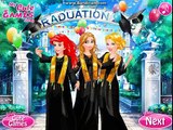 DisneyPrincess Elsa Ariel and Cinderella College Graduation Ball - Dress up games