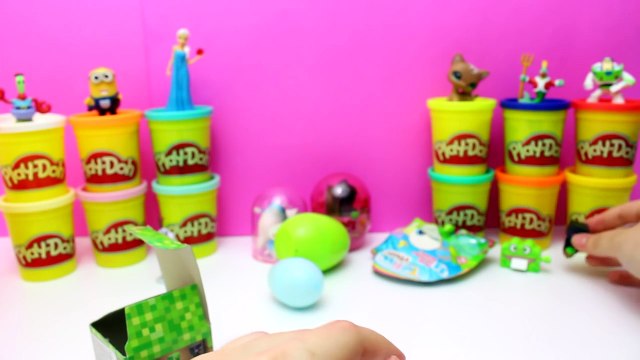 Shopkins Cicibiciler Oyun Hamuru Dev Sürpriz Pasta, Yoohoo Karlar Ülkesi Minecraft Ben10 Minyon