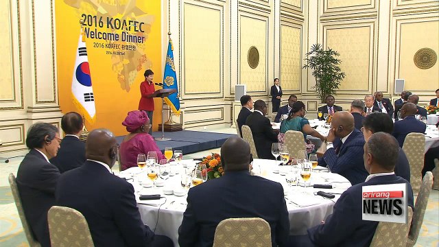 Pres. Park pledges US$ 10 bil. of financial package to Africa