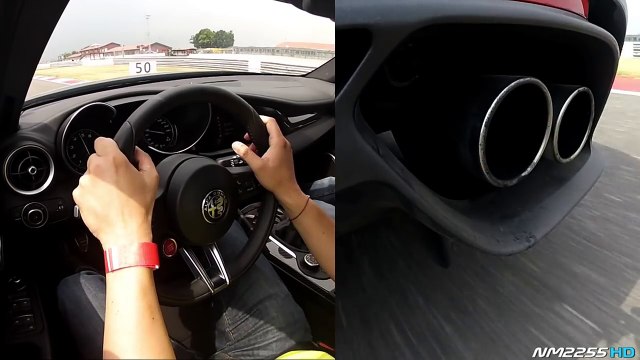 Alfa Romeo Giulia Quadrifoglio 2.9 Twin Turbo V6 PURE Exhaust Note!