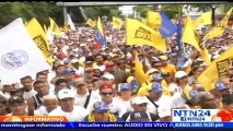 Oposición venezolana marchará este miércoles para exigir respeto a la Constitución tras suspensión del referendo
