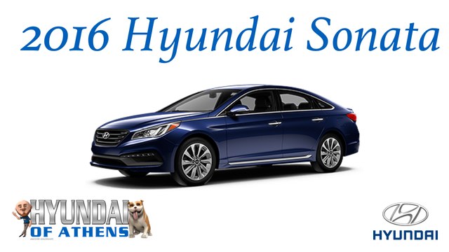 Blue Hyundai Sonata Driver and Hyundai Of Athens, GA