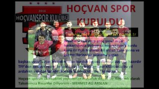 Hoçvan spor - Hoçvanspor Kuruldu