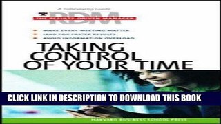 [New] Ebook Taking Control of Your Time (The Results Driven Manger Series) Free Read