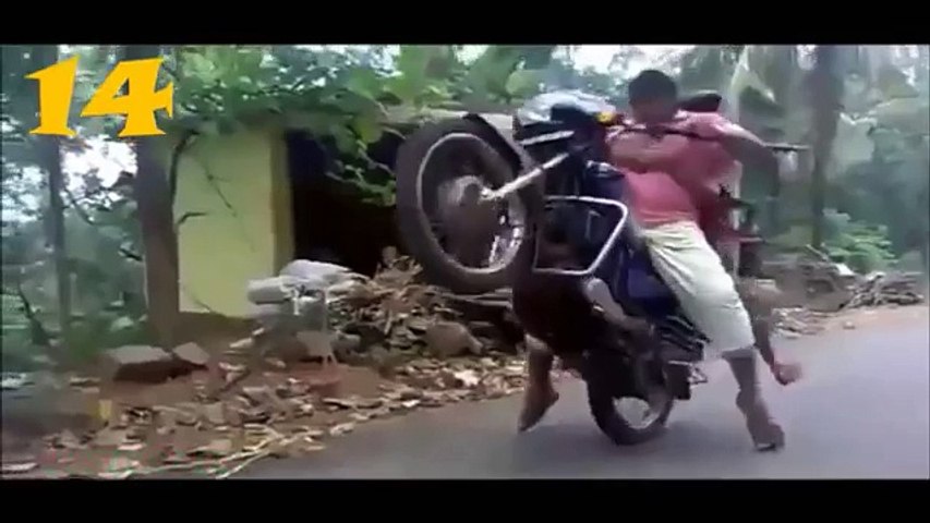 Best funny Bike Stunts Accidents Must watch