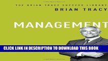[New] Ebook Management (The Brian Tracy Success Library) by Tracy, Brian (2014) Hardcover Free Read