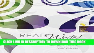Read Now Read Write! Breaking Down a Text and Building up an Essay Download Online