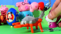 Peppa Pig En Español y Huevos sorpresa kinder disney juguetes Egg surprise Compilación!