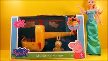 New Peppa Pig Miss Rabbits Helicopter Toy Peppa And George Surprise Egg Unboxing - WD Toys