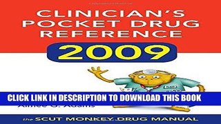 Read Now Clinician s Pocket Drug Reference 2009 PDF Book