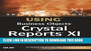 [New] Ebook Special Edition Using Business Objects Crystal Reports XI Free Read