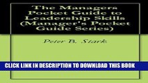 [Free Read] The Managers Pocket Guide to Leadership Skills (Manager s Pocket Guide Series Book 1)