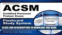 Read Now Flashcard Study System for the ACSM Certified Personal Trainer Exam: ACSM Test Practice
