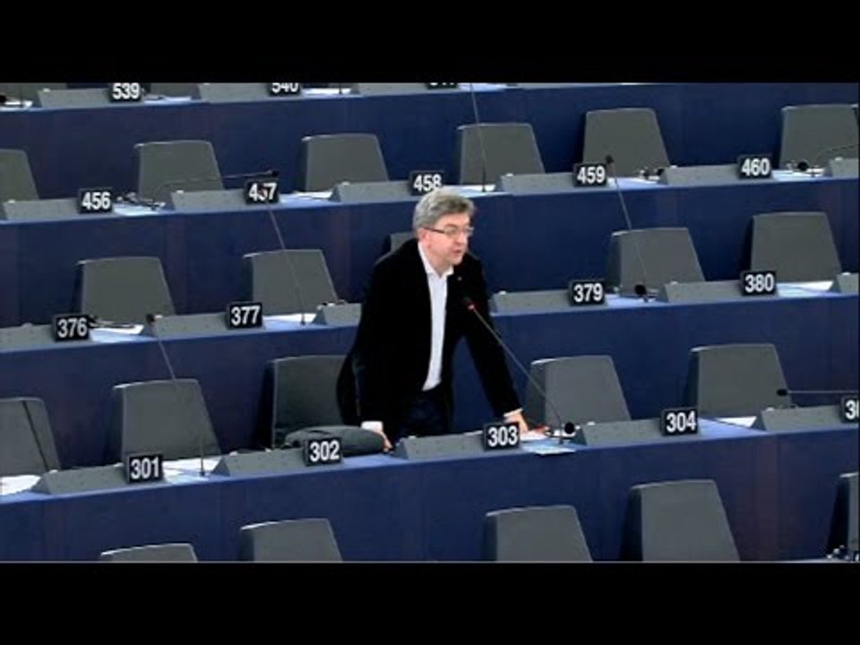 Mélenchon dénonce les accords UE-ACP (Afrique, Caraïbes, Pacifique) au Parlement européen