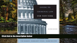 Must Have  Guide to Criminal Law for New York  READ Ebook Full Ebook