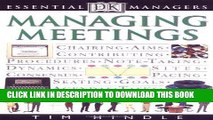 [New] Ebook Essential Managers: Managing Meetings (DK Essential Managers) Free Read