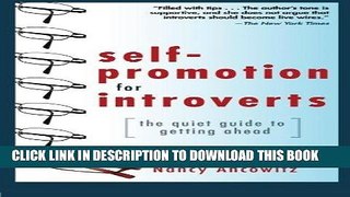 [New] Ebook Self-Promotion for Introverts: The Quiet Guide to Getting Ahead Free Online