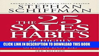 [PDF] The 25 Sales Habits of Highly Successful Salespeople Full Colection