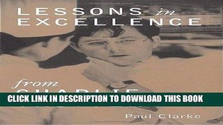 [New] PDF Lessons in Excellence from Charlie Trotter Free Online