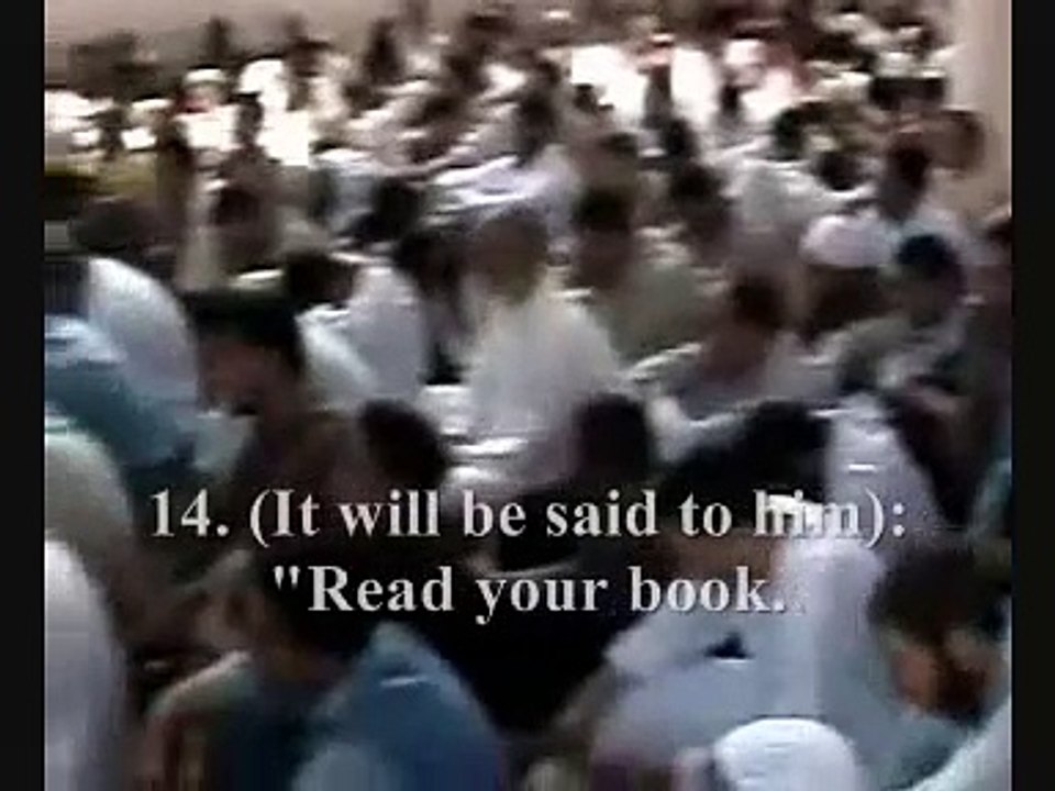 Quran Recitation about Judgment Day, Lots of Crying, Very Emotional, Translated.