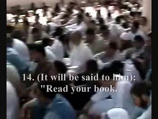 Quran Recitation about Judgment Day, Lots of Crying, Very Emotional, Translated.