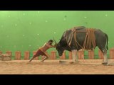 bahibali 2 making green room shoting- Bhallaladeva’sRana bull fight sequence VFX Breakdown HD