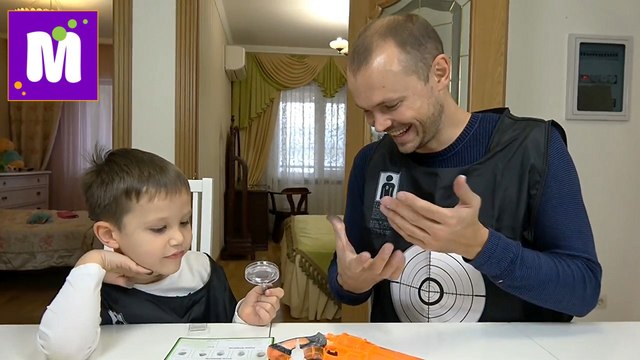 Стрельба по кровавым целям ОРЕО в знак перемирия Макс и папа Снимаем отпечатки пальцев с оружия преступника видео 2016