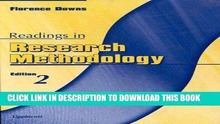 Read Now Readings in Research Methodology PDF Book
