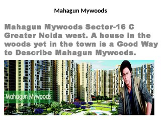 Mahagun Mywoods Fully Equipped Apartments