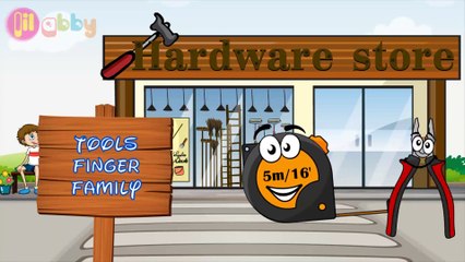 Nursery Rhymes for Children! - Tools Finger Family Song - Lil Abby - YouTube