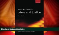 Big Deals  Doing Research on Crime and Justice  Full Read Best Seller
