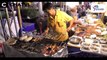 Grilled squid, grilled seafood delicious tingle your nose - street food