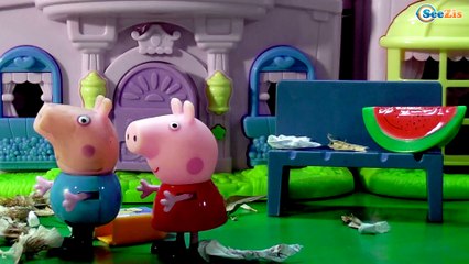 Peppa Pig Свинка Пеппа. Мультфильм для детей из игрушек продолжения - Пеппа Неряха - Серия 85